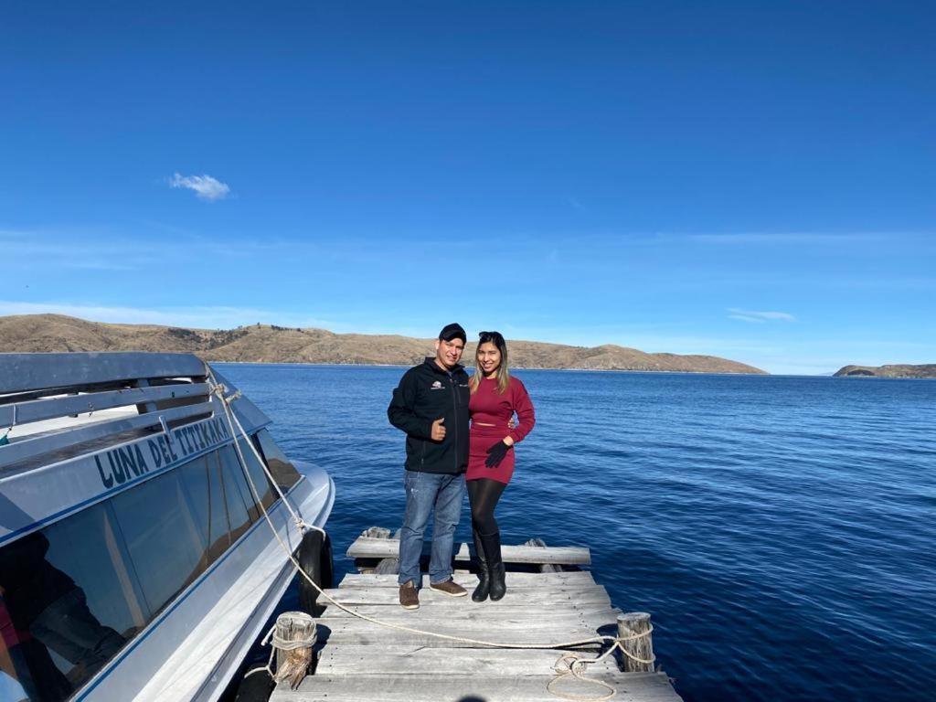 Hostal Luna Del Titikaka En Isla De La Luna Bolivia Hotel Buitenkant foto