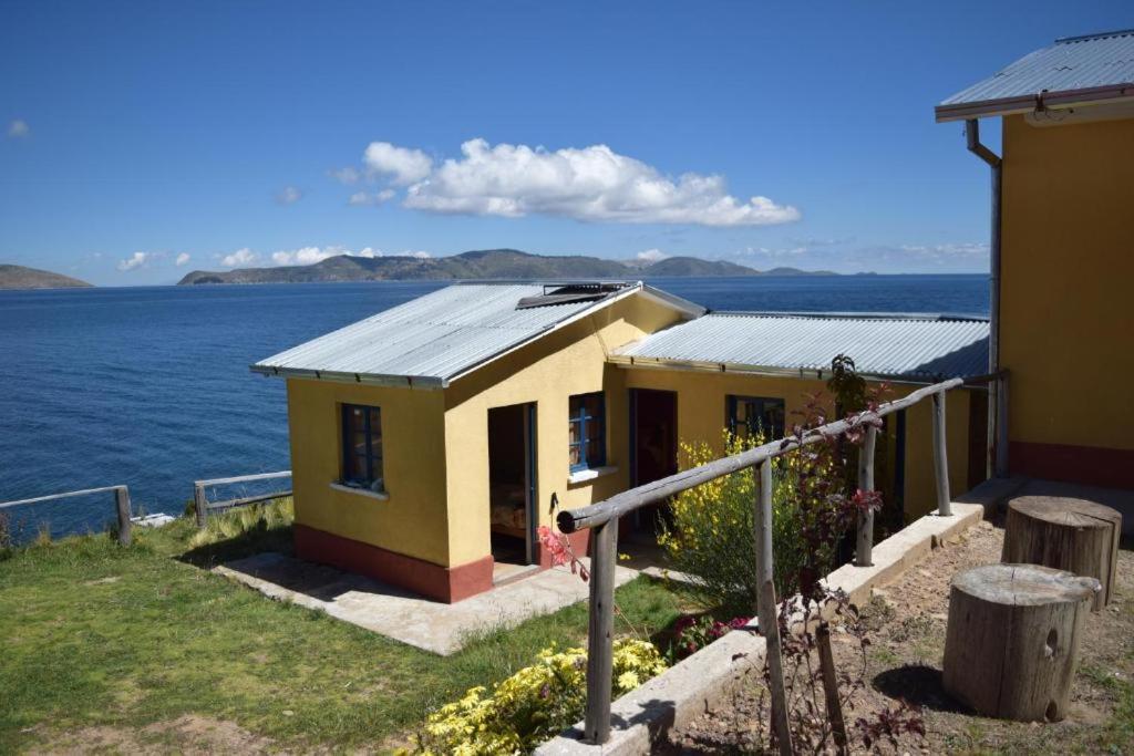 Hostal Luna Del Titikaka En Isla De La Luna Bolivia Hotel Buitenkant foto